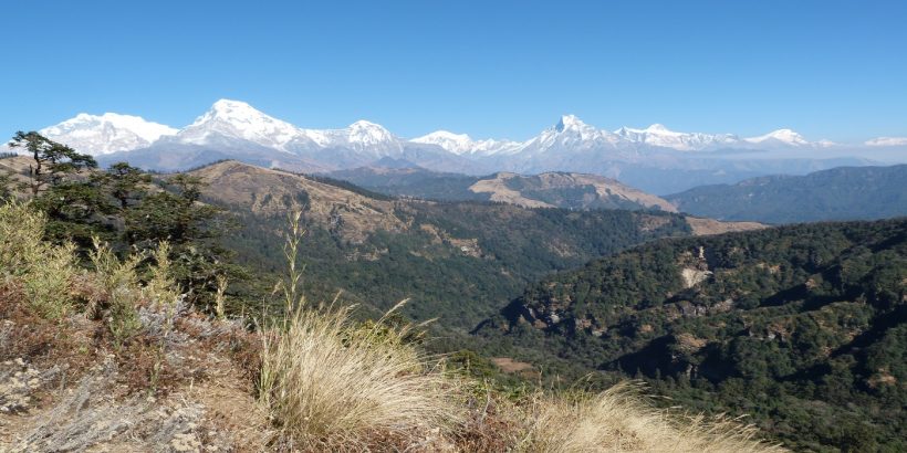 mountain view from khopra danda